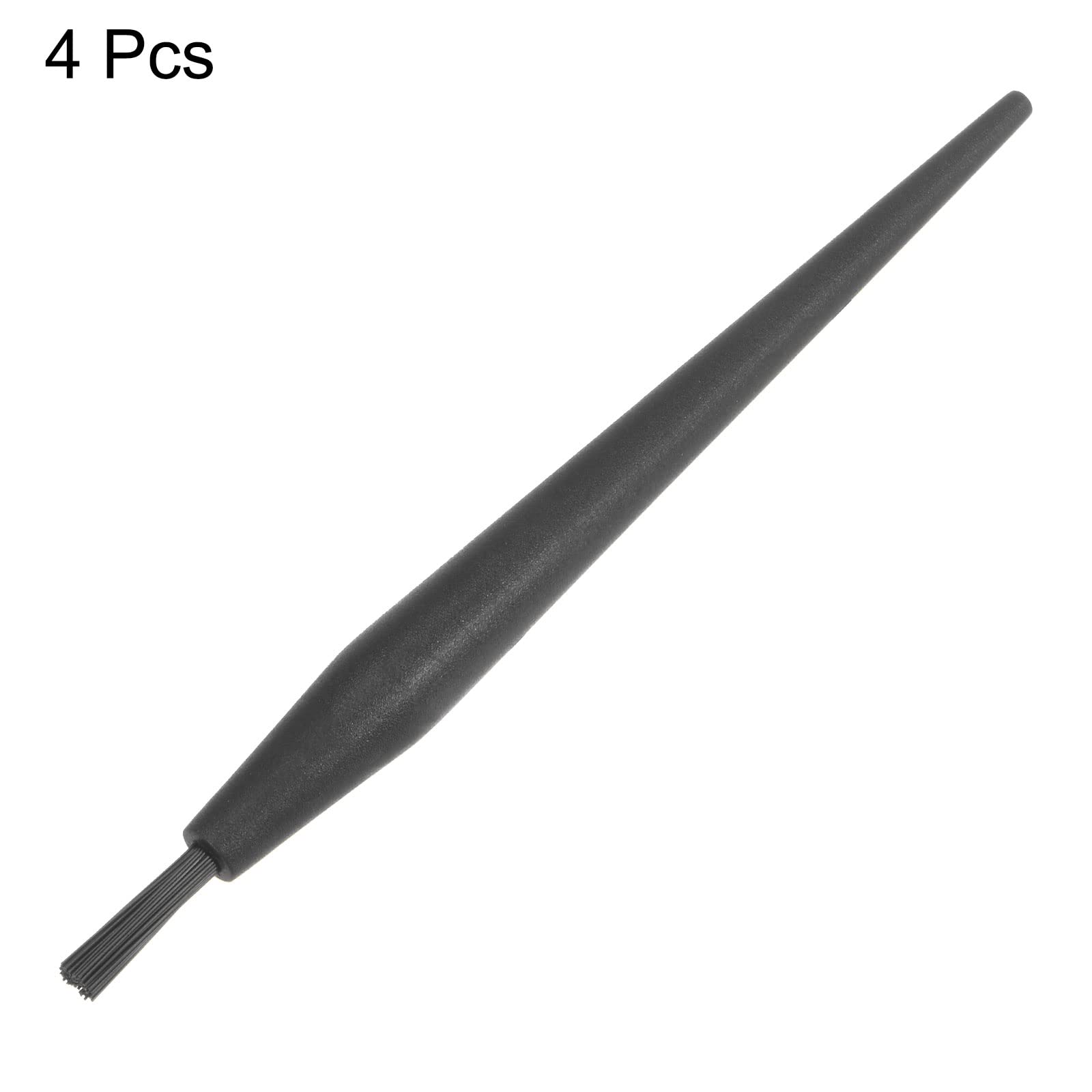 uxcell 4PCS ESD Brush for Electronics - 18x4mm Nylon Bristles for PCB Repair & Keyboard Cleaning