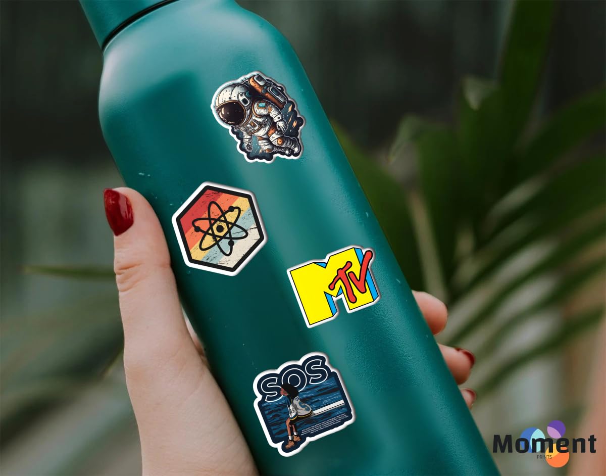 30Pcs Aesthetic Vinyl Stickers - Waterproof Decals for Water Bottles, Laptops, Phones, Scrapbooking, Guitars, Journals - Reusable & Self-Adhesive, 8.3 Inch - Perfect for DIY Crafts, Home Decor, and Personalizing Accessories