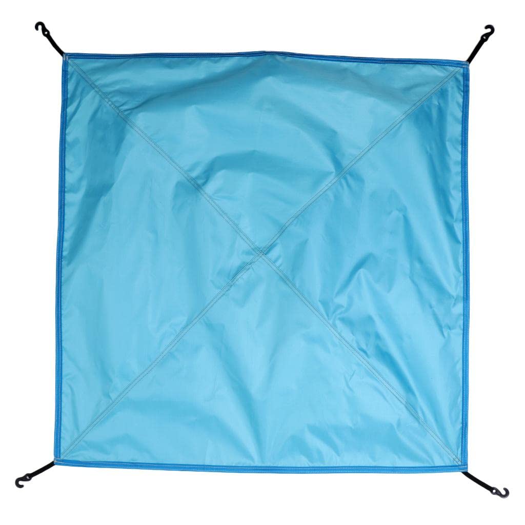 TOOYFUL Waterproof Canvas Hammock with Support Poles - Heavy Duty Outdoor Camping Gear for Backpacking, Beach, Patio & Garden Relaxation