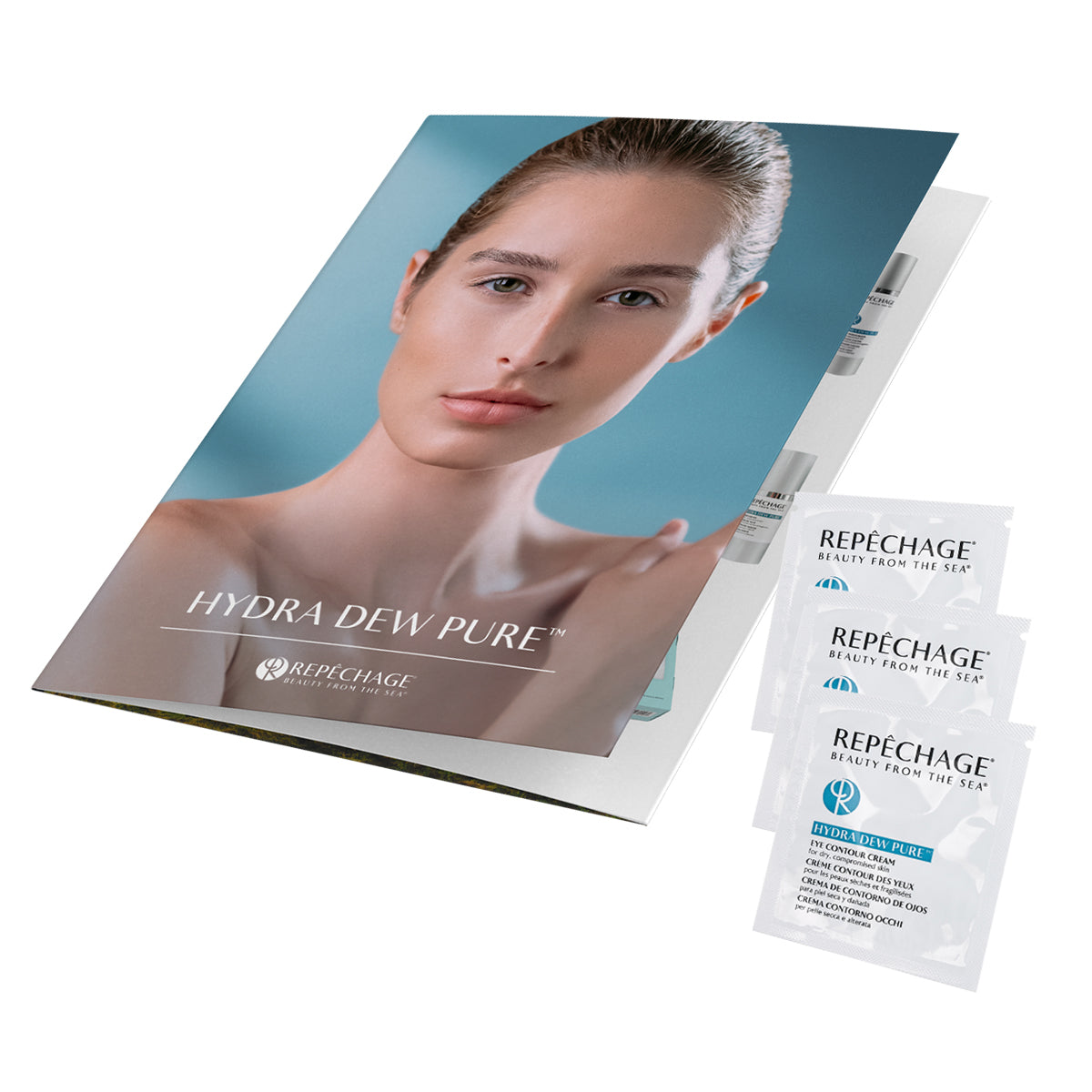 Hydra Dew Pure™ Facial Moisturizer Sampler - Hydrating Skincare for Dry & Sensitive Skin - Perfect for Travel & Daily Use