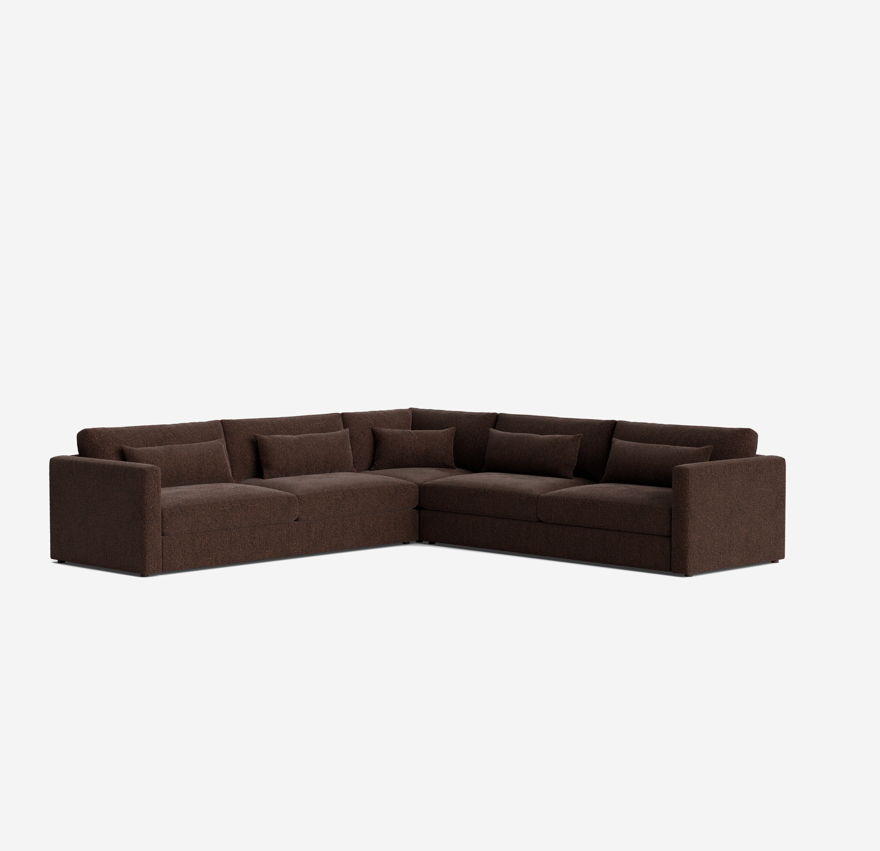 Durham Corner Sectional Sofa - Modern L-Shaped Couch with Storage | Comfortable Living Room Furniture for Small Spaces & Apartments