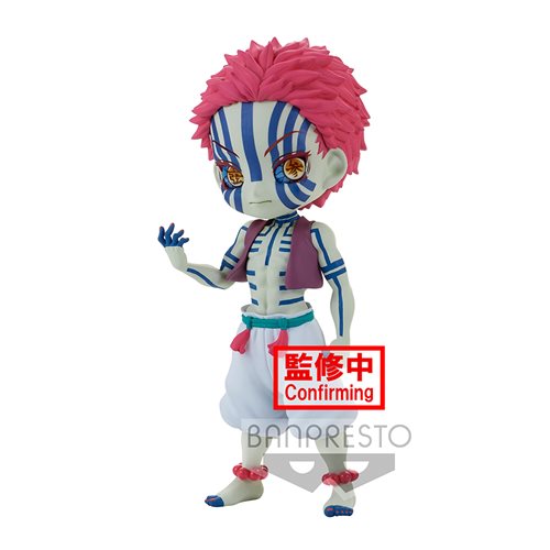 Demon Slayer Q Posket Akaza (Version A) Anime Figure - Collectible Japanese Manga Statue for Home Decor, Office Display, and Gift for Anime Fans