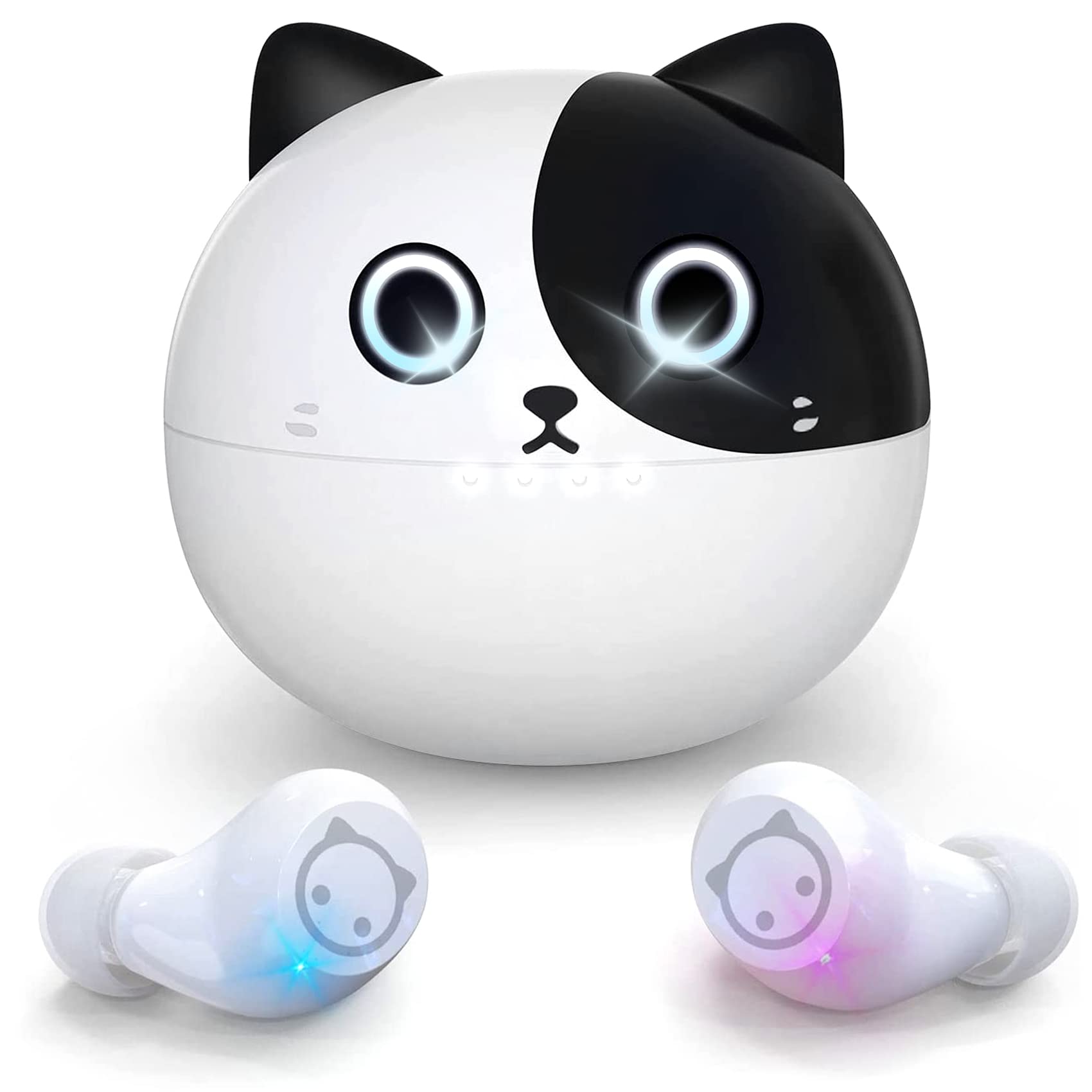 Wireless Cat Earbuds for Kids - Bluetooth, IPX6, 36H Playtime for Teens