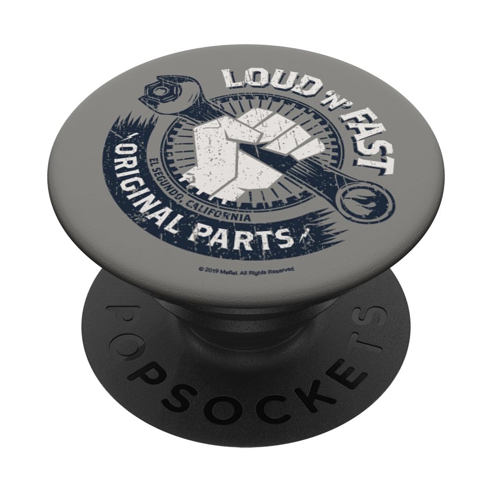 Hot Wheels Loud 'N' Fast PopSockets Standard PopGrip - Swappable Phone Grip & Stand for Smartphones - Perfect for Gaming, Driving, and Everyday Use