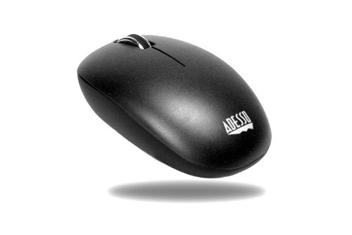Adesso iMouse S30 - 2.4GHz Wireless Optical Mouse with Ergonomic Design, 3 Adjustable DPI (800/1200/1600), Plug & Play for PC, Laptop, Mac - Perfect for Office, Gaming & Home Use
