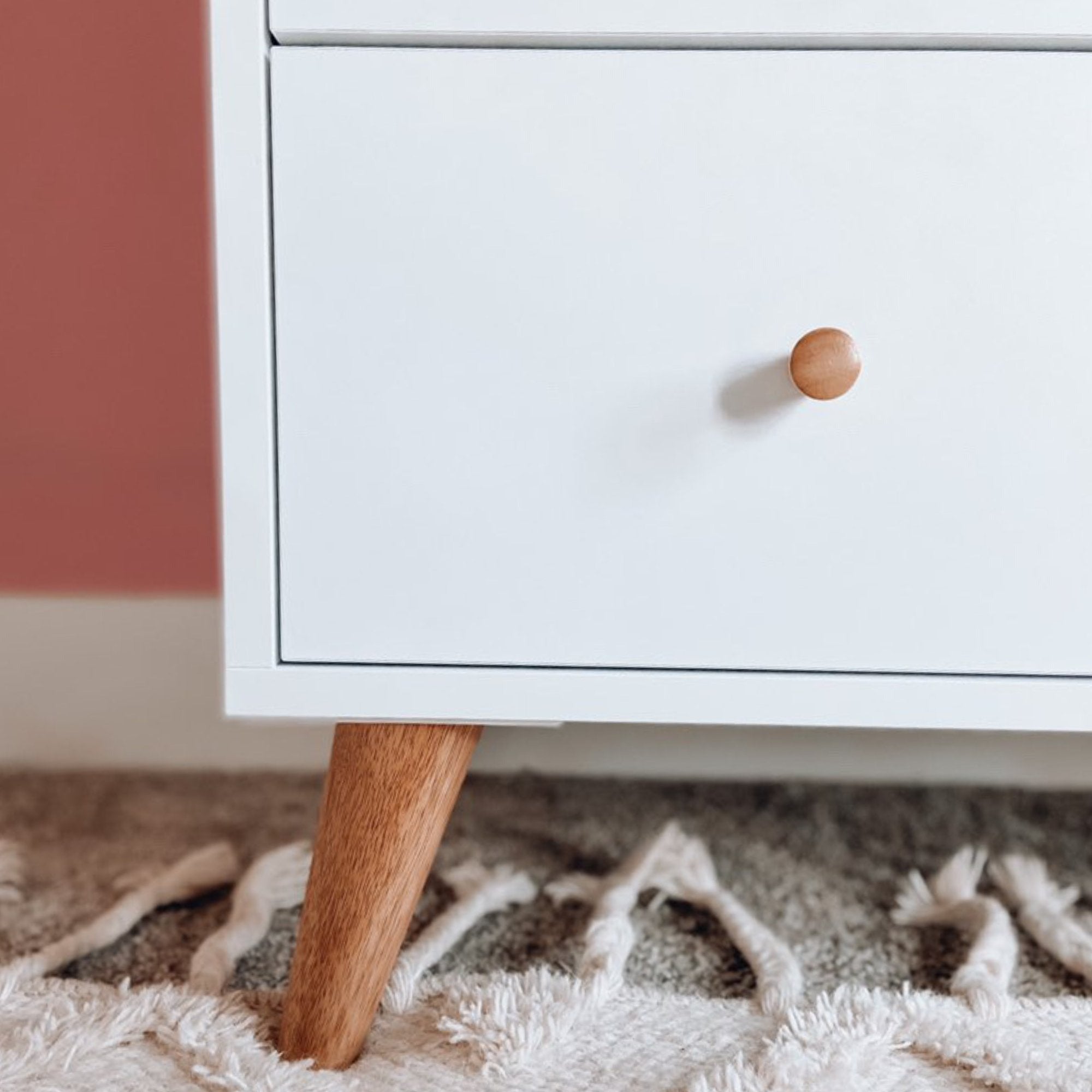 Austin 5 Drawer Dresser - Modern Wooden Chest of Drawers for Bedroom Storage & Organization | Perfect for Clothes, Linens & Accessories