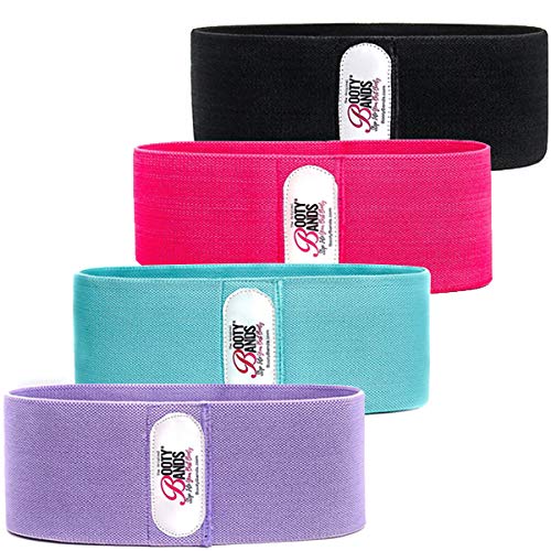 Booty Bands for Women - Non-Slip Workout Resistance Bands for Glutes, Abs, Thighs & Full Body Toning - Thick Elastic Fitness Bands for Home Gym, Yoga, Pilates & Strength Training