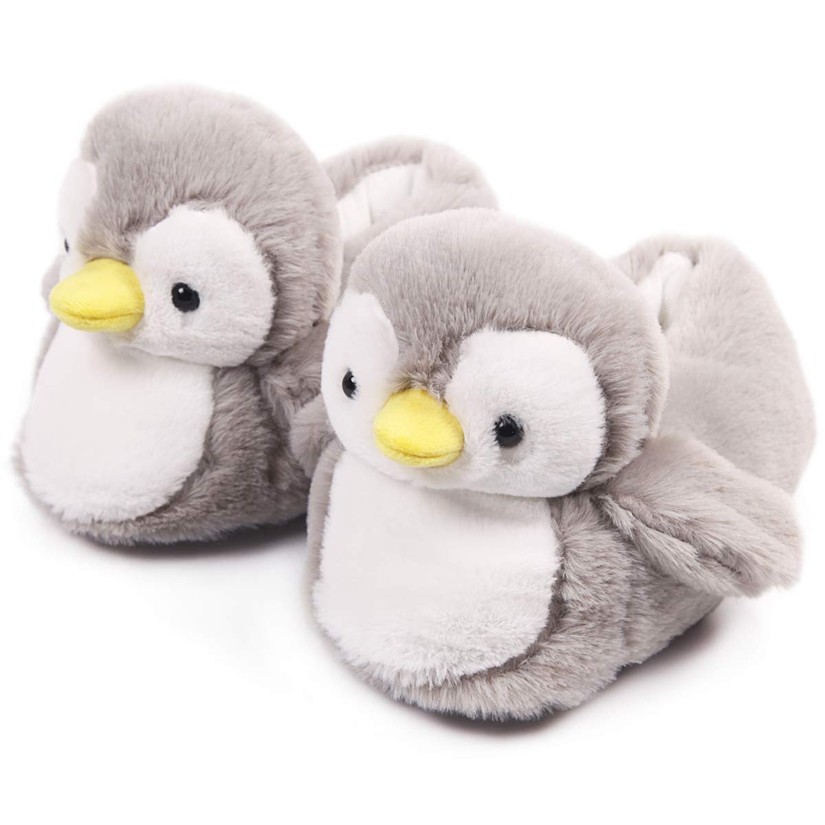 Cute Penguin Plush Slippers for Women - Fuzzy Warm Winter House Shoes with Funny Animal Design - Cozy Indoor Bedroom Slippers for Women, Men & Teen Girls - Perfect for Lounging, Relaxing & Gift Giving