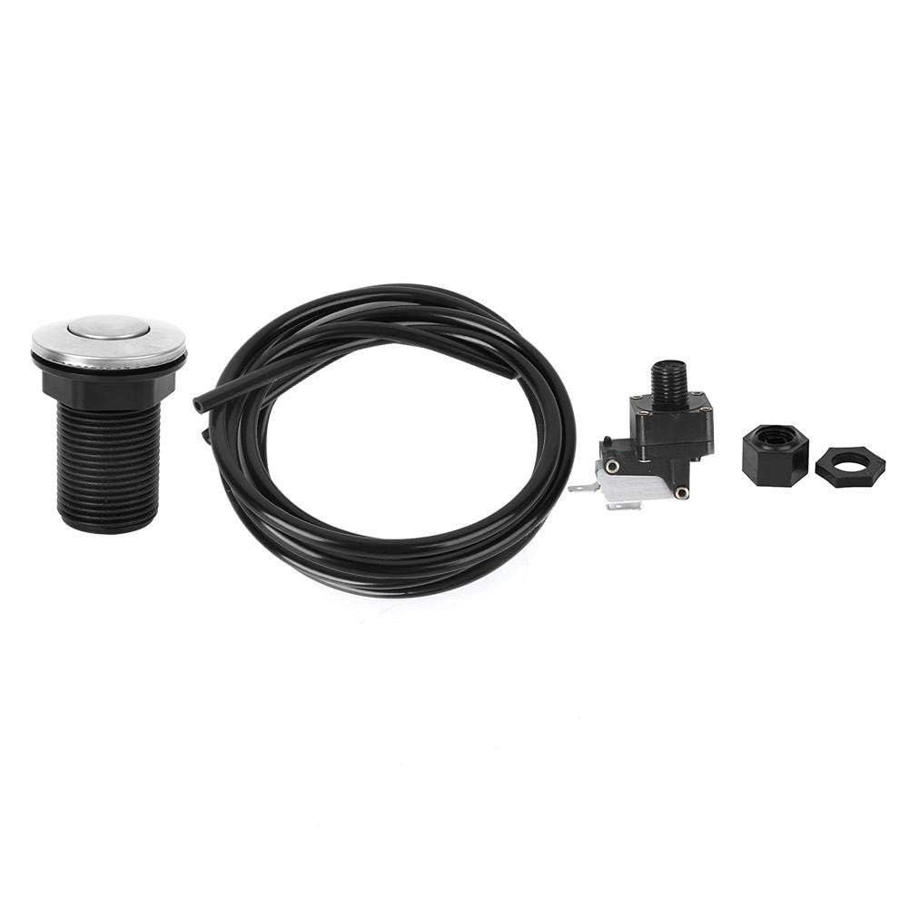 Air Switch Air Hose Button Kit for Garbage Disposal & Bathtub - Easy Installation, Waterproof Design for Kitchen Sink & Bathroom Use