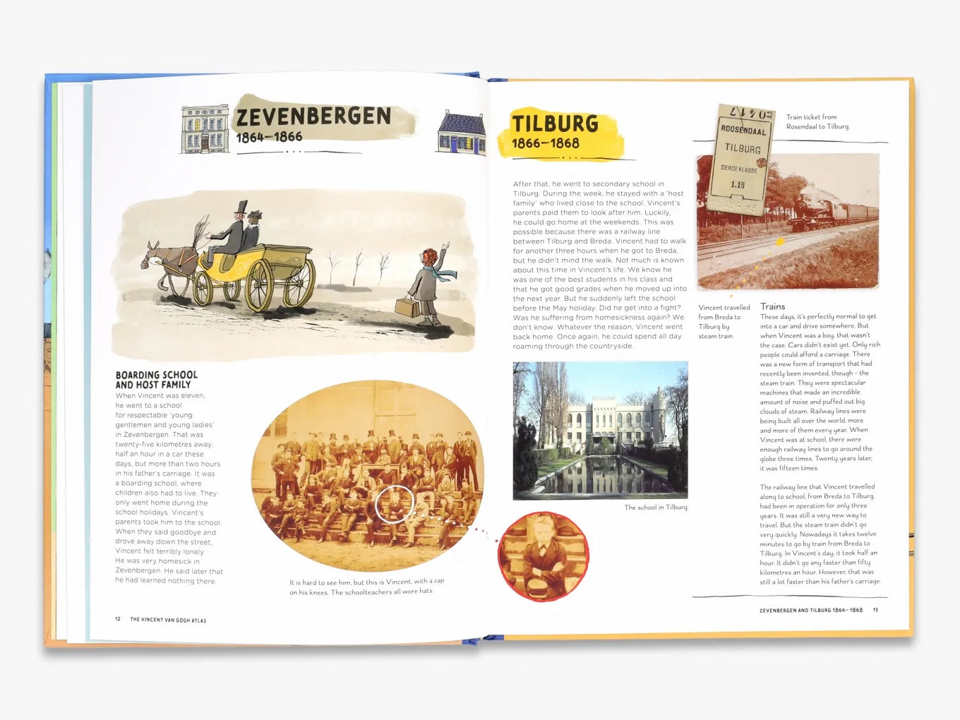 The Vincent van Gogh Atlas (Junior Edition) - Art History Book for Kids, Educational Gift for Young Artists | Perfect for Homeschooling & Classroom Learning