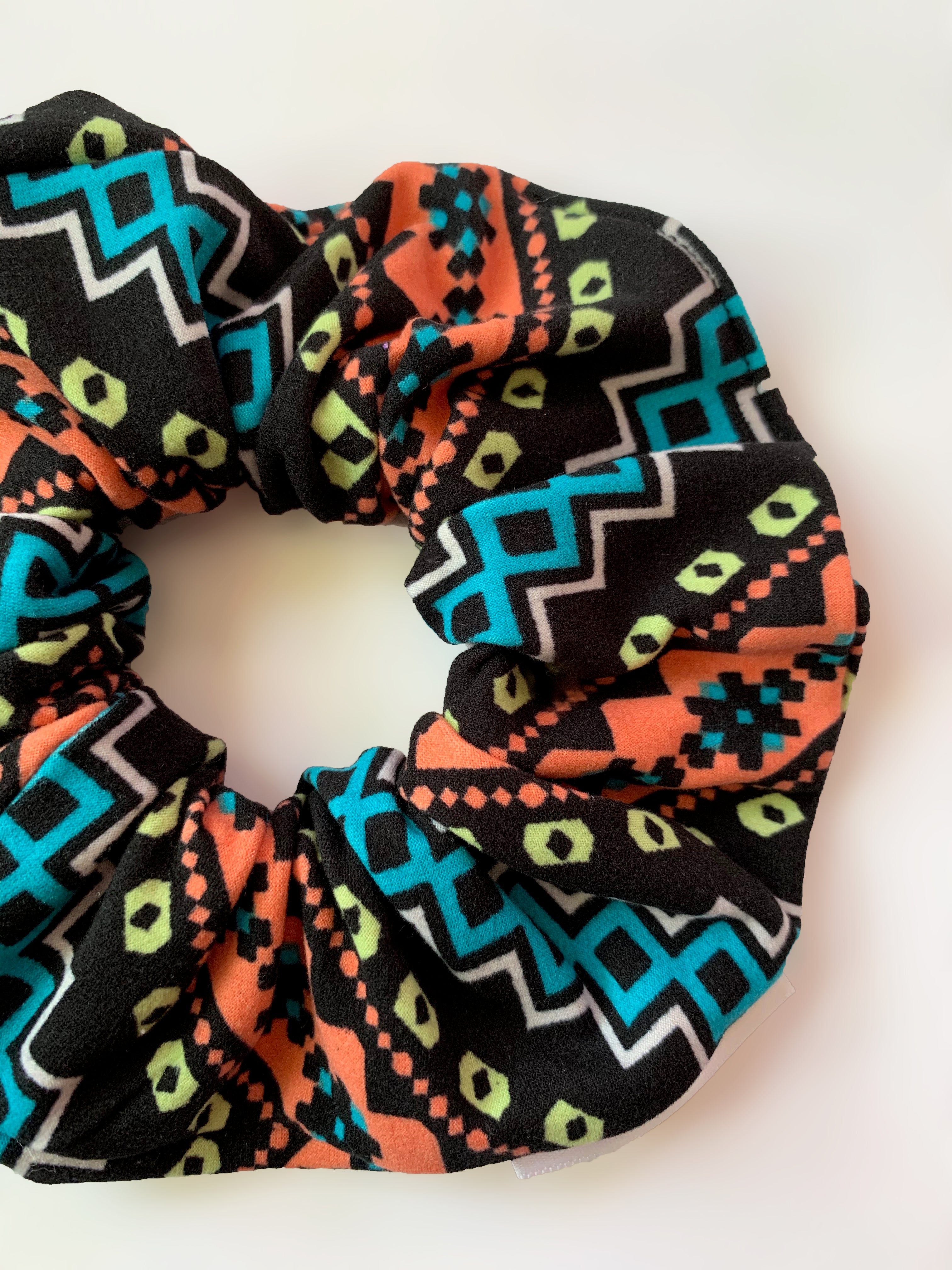 Hunky Dory Hair Scrunchie - Soft Fabric Hair Ties for Women & Girls (3-Pack) - Perfect for Workouts, Yoga, School & Everyday Use
