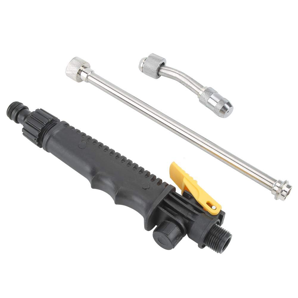 Fdit Stainless Steel Agricultural Sprayer Nozzle - Straight Spray Gun with Elbow for Garden, Courtyard & Farm Use | Durable Metal Spray Bar for Efficient Watering & Pest Control