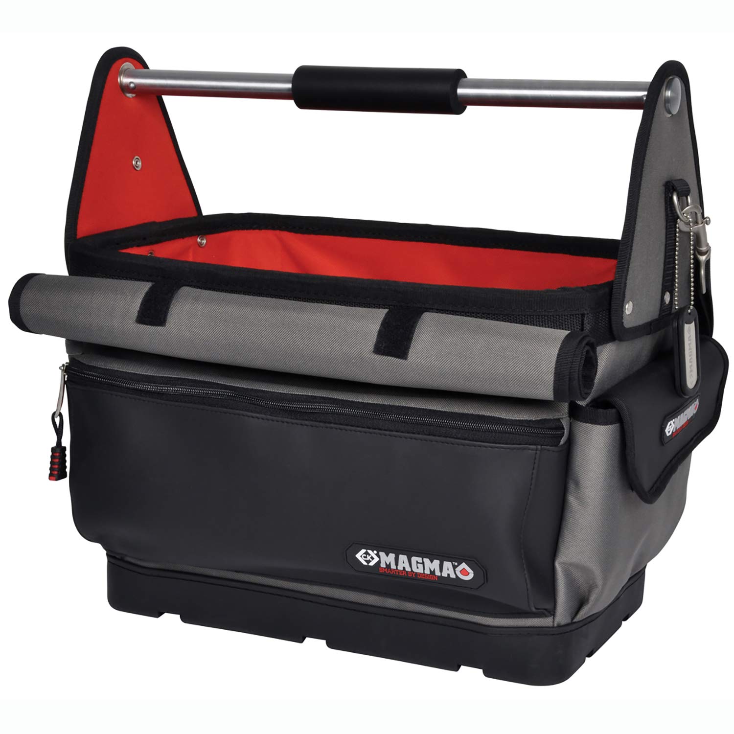 C.K Tools MA2634 Magma Heavy Duty Tool Tote Bag - Durable Storage for Wrenches, Screwdrivers & Power Tools - Perfect for Construction, Auto Repair & DIY Projects
