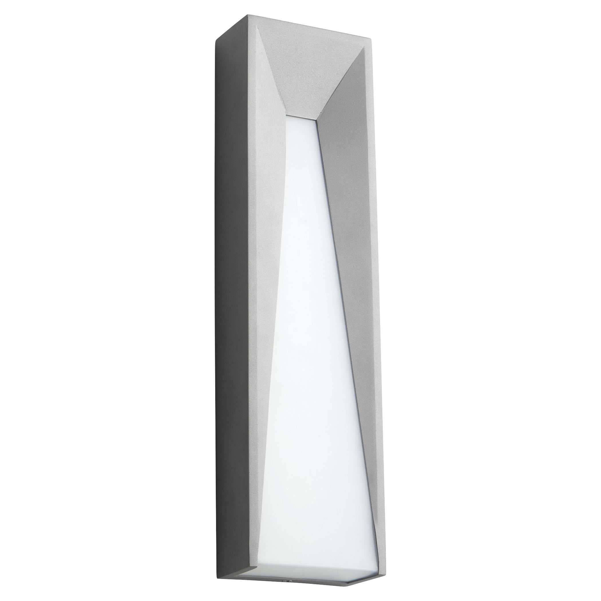 Oxygen Calypso 3 730 16 Outdoor Wall Sconce Light Grey - Weatherproof Exterior Lighting for Patio, Garden & Porch