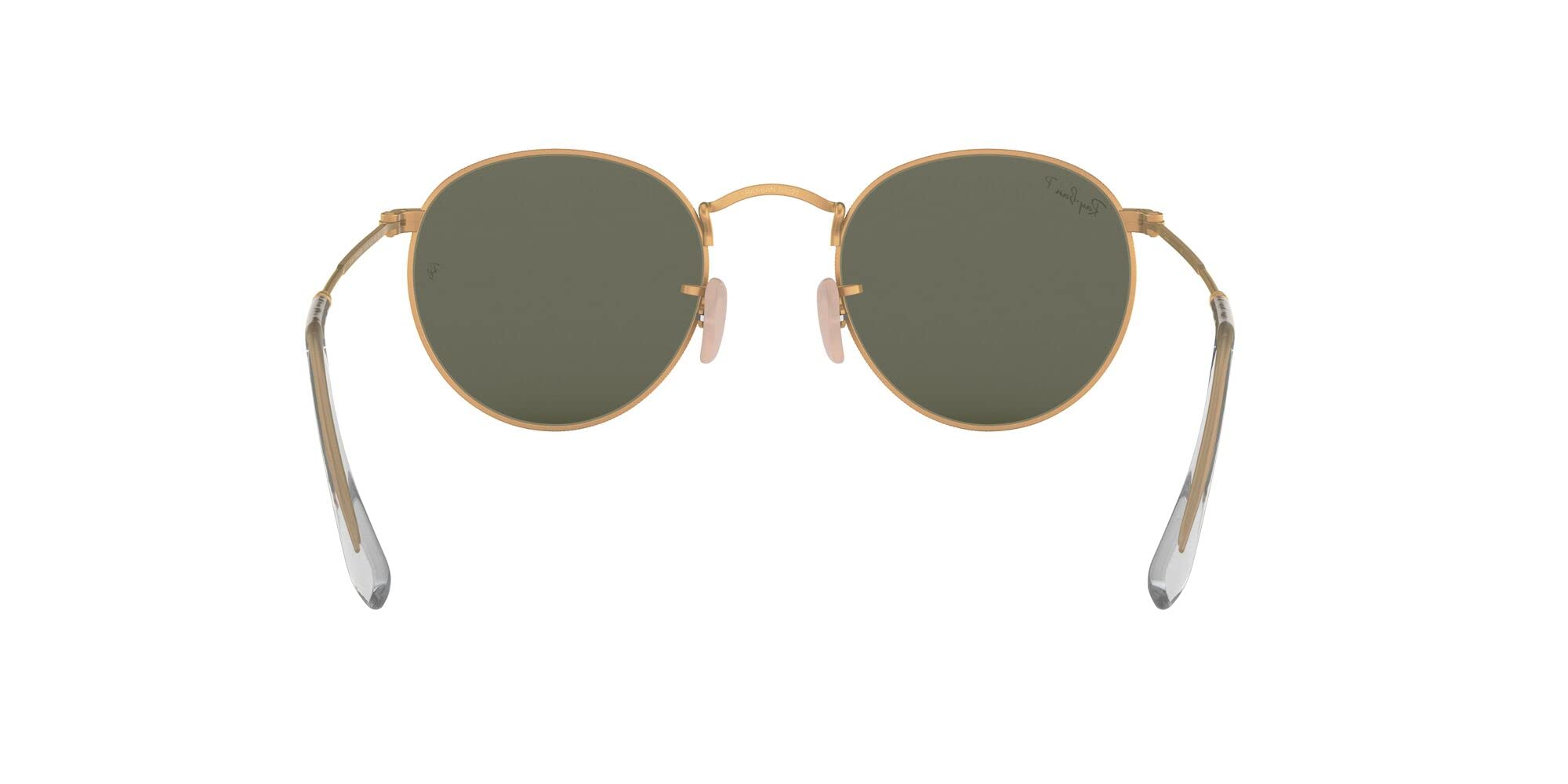 Ray-Ban RB3447 Round Metal Sunglasses - Classic Polarized UV Protection Aviator Sunglasses for Men & Women | Perfect for Driving, Travel, and Outdoor Activities