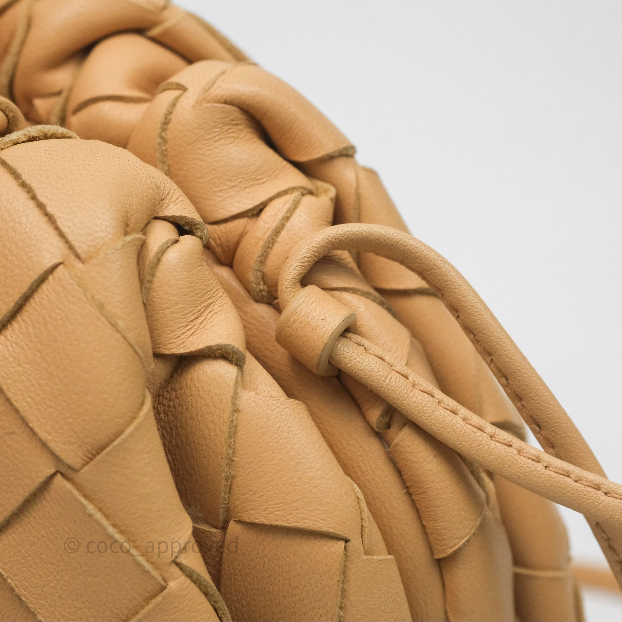 Bottega Veneta Mini Pouch Intrecciato Lambskin Crossbody Bag in Beige | Luxury Leather Clutch for Women | Perfect for Evening Parties, Date Nights & Special Occasions