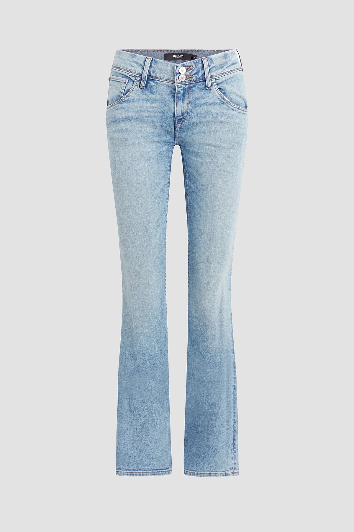 Beth Mid Rise Baby Bootcut Motion Jeans for Women - Comfortable Stretch Denim Pants for Casual Wear & Everyday Outfits