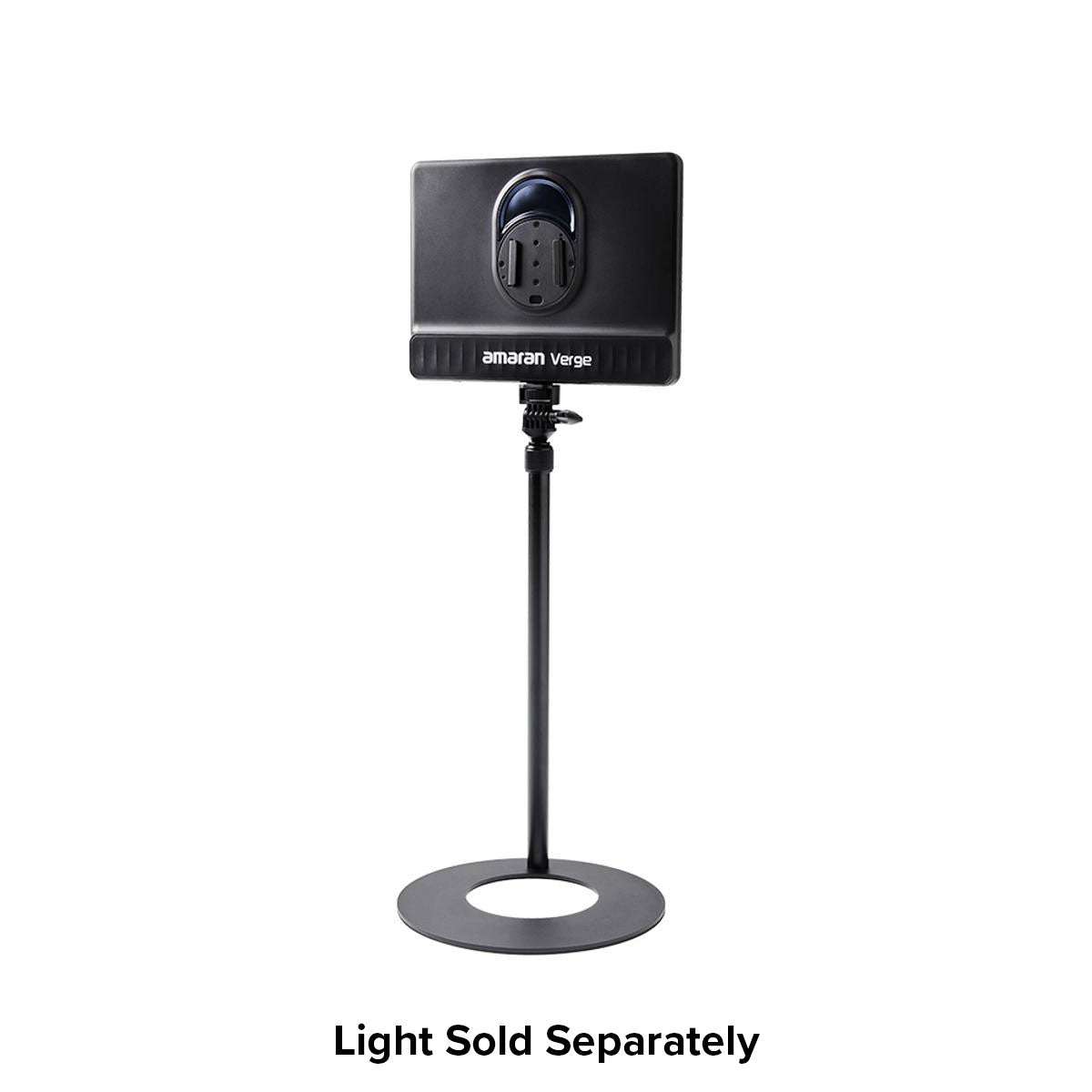 Amaran Base Light Stand (Black) - Professional Photography & Video Lighting Stand for Studio, YouTube, TikTok - Durable & Adjustable for Perfect Lighting Setup