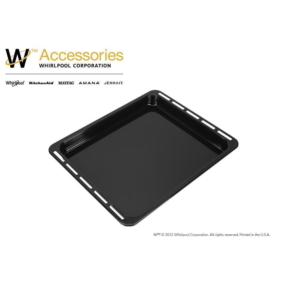 Amana W11348808 Stainless Steel Deep Baking Tray for Oven - Perfect for Cookies, Roasts & Sheet Pan Meals (Commercial & Home Use)