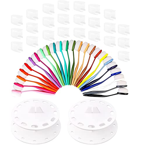 24 color brushes with Cover With holder