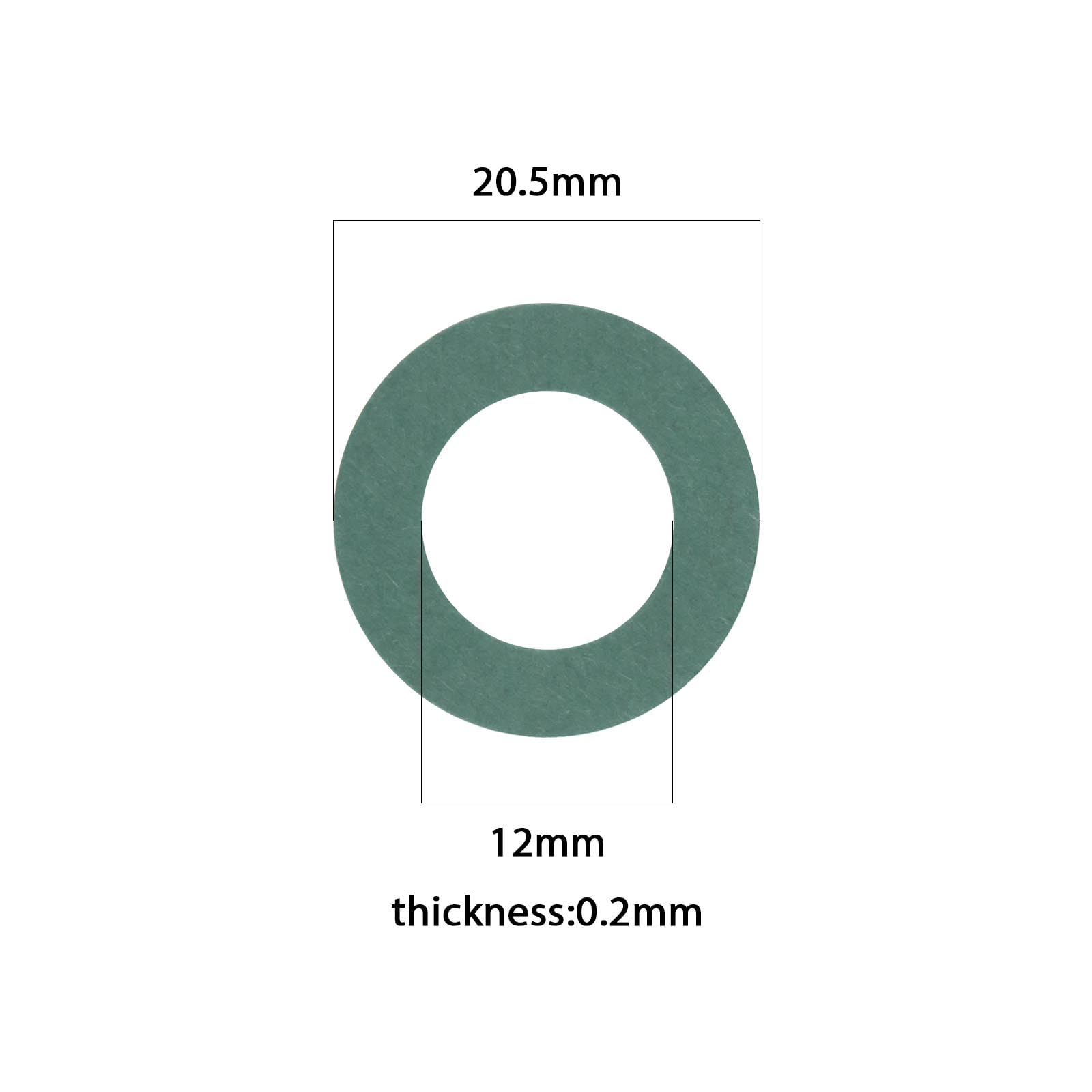 200pcs 21700 Battery Insulation Gaskets - Green Lithium Battery Insulating Paper Sheets for Battery Packs, Electronic Components & LED Lighting - High-Temp Resistant, Durable Protection for DIY Projects and Industrial Applications