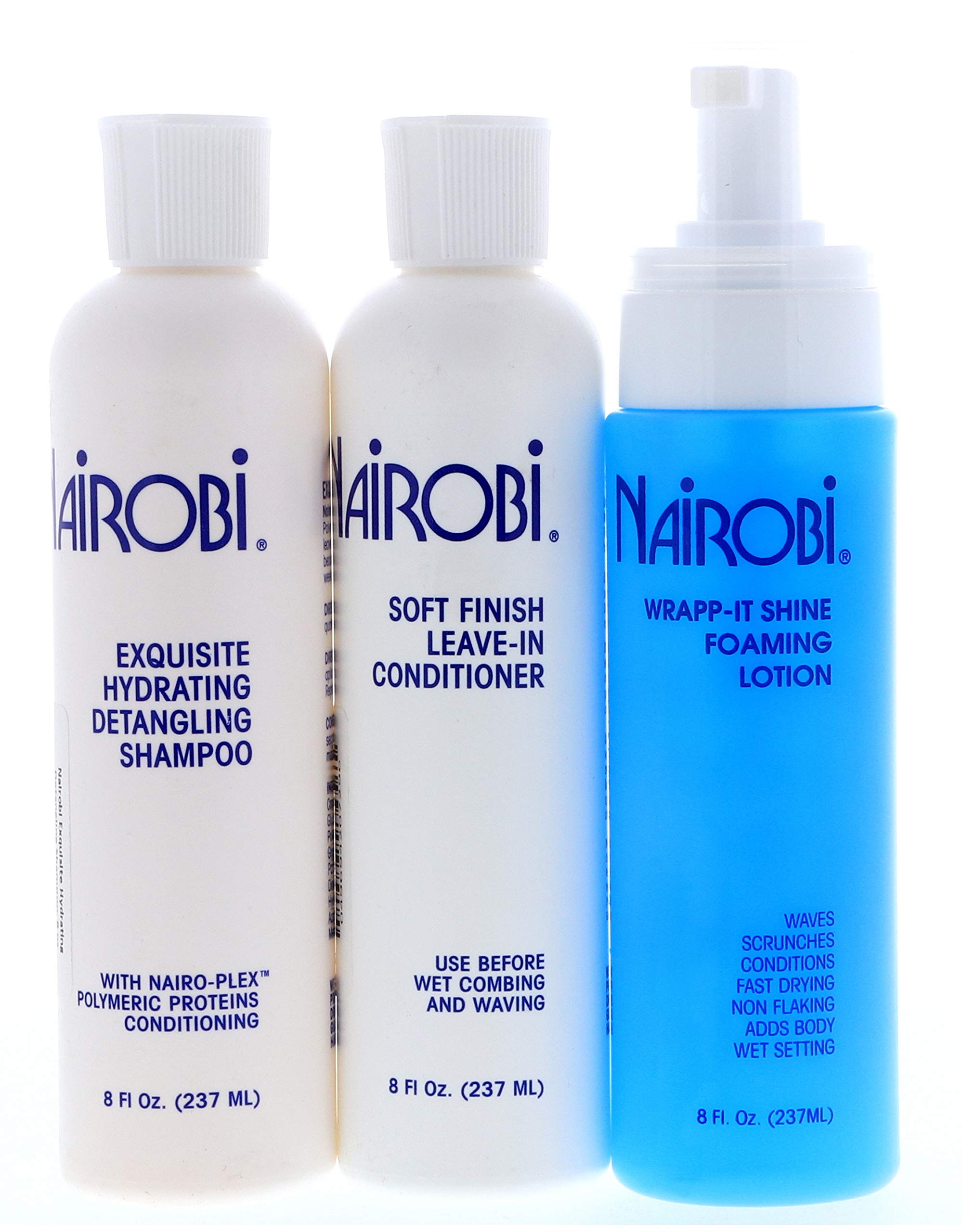 Nairobi Exquisite Hydrating Detangling Shampoo & Conditioner Set for Dry, Damaged Hair - Sulfate Free, Paraben Free Hair Care Duo for Smooth, Frizz-Free Locks | Perfect for Daily Use & Salon-Quality Results at Home