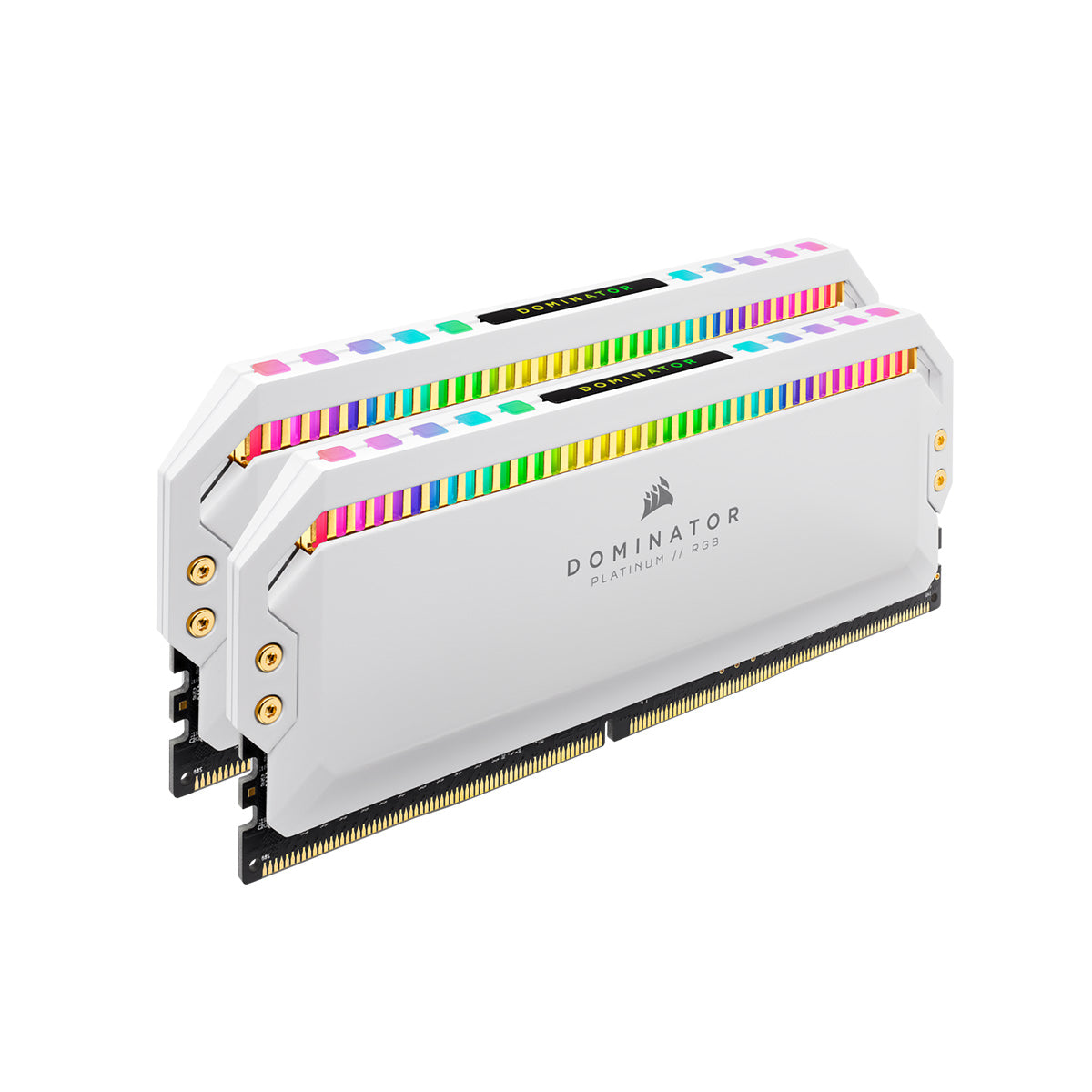 Corsair Dominator Platinum RGB 16GB (2x8GB) DDR4 3200MHz C16 White - Premium Gaming RAM for PC Builds, Streaming & Content Creation