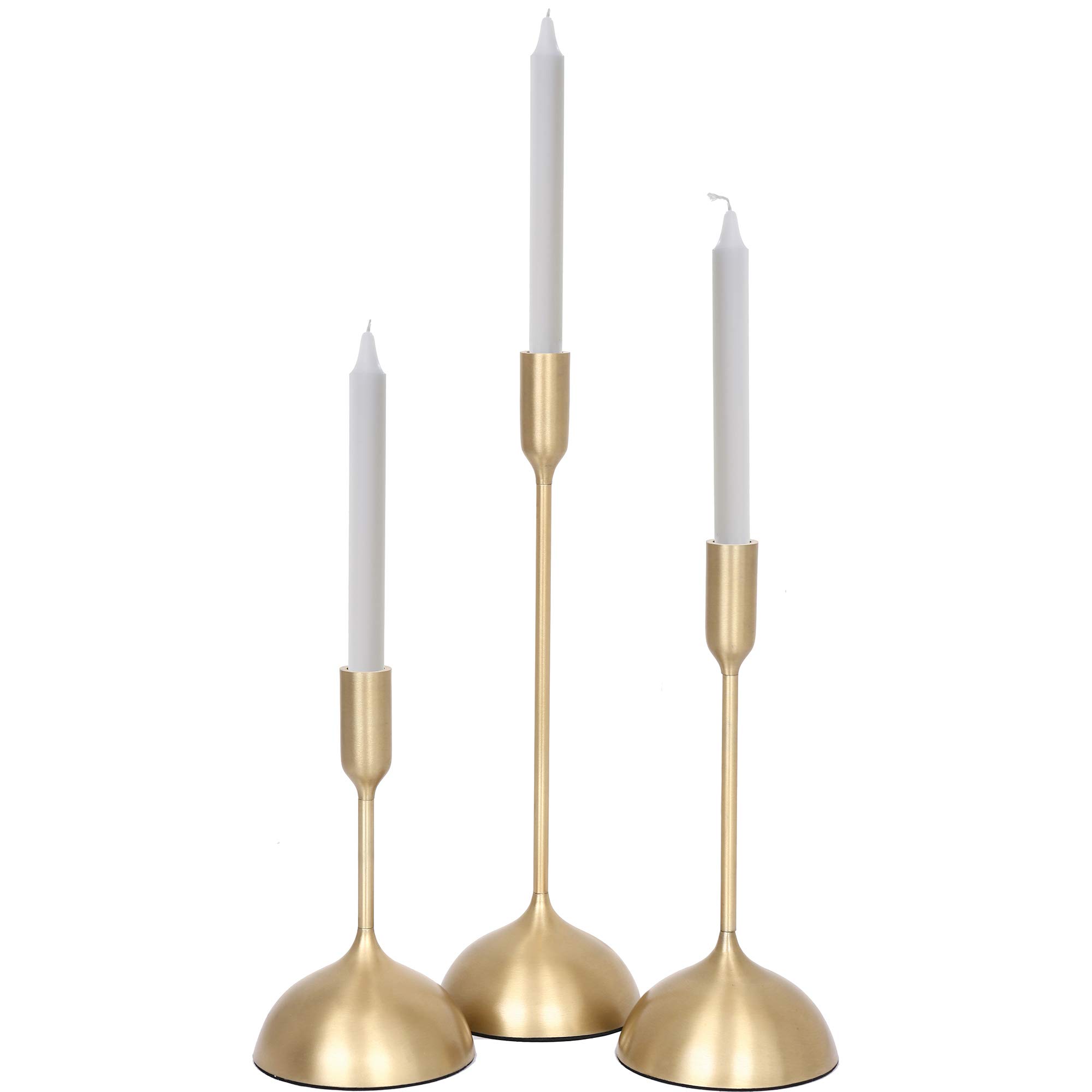 Ren-Wil Ferris Gold Candle Holder - Elegant Home Decor for Dining Table, Wedding Centerpiece & Holiday Decorations
