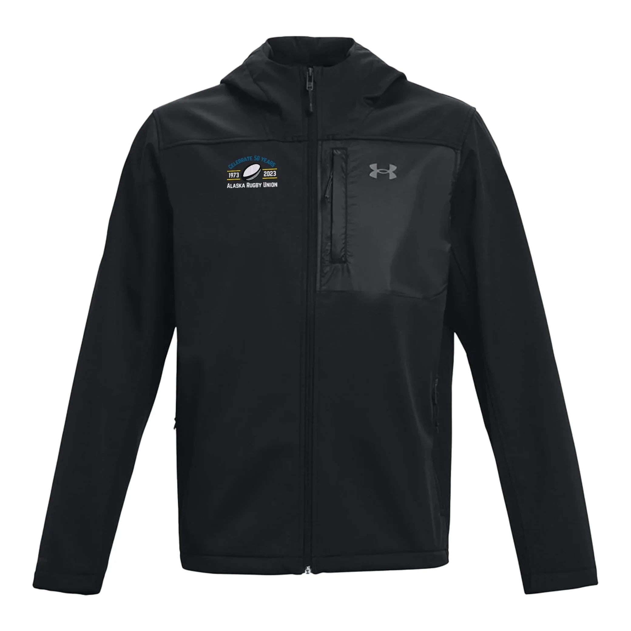 AKRU 50th Anniversary Coldgear Infrared Hooded Jacket for Men & Women - Winter Running, Hiking & Outdoor Activities