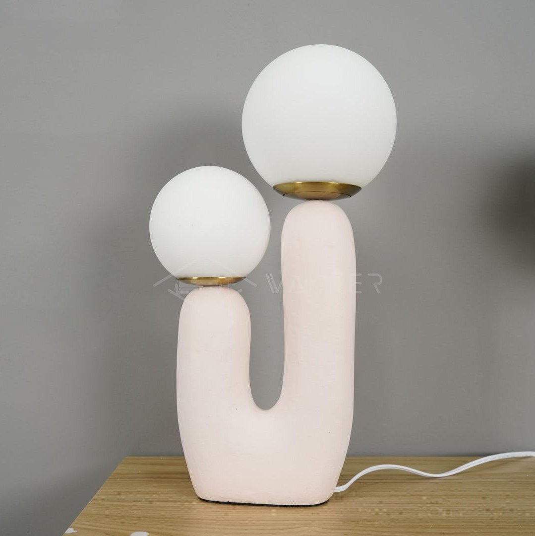 Oo Rough Table Lamp - Modern Industrial Desk Lamp for Home & Office - Perfect for Living Room, Bedroom, and Workspace Lighting
