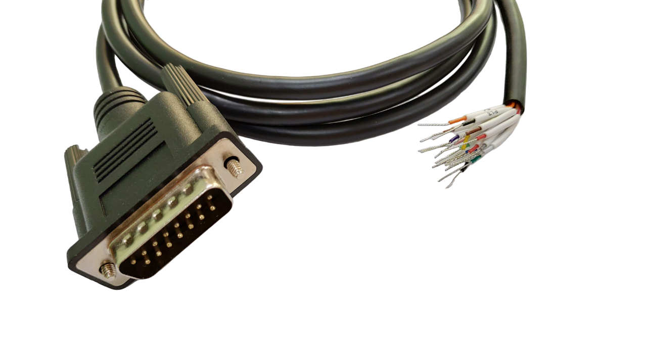 15 Pin RS232 Serial Cable Male to Female - 5/10/15/25/35 Feet Length Options - Durable DB9 Connector for Computer, Printer, POS System & Industrial Equipment Connectivity