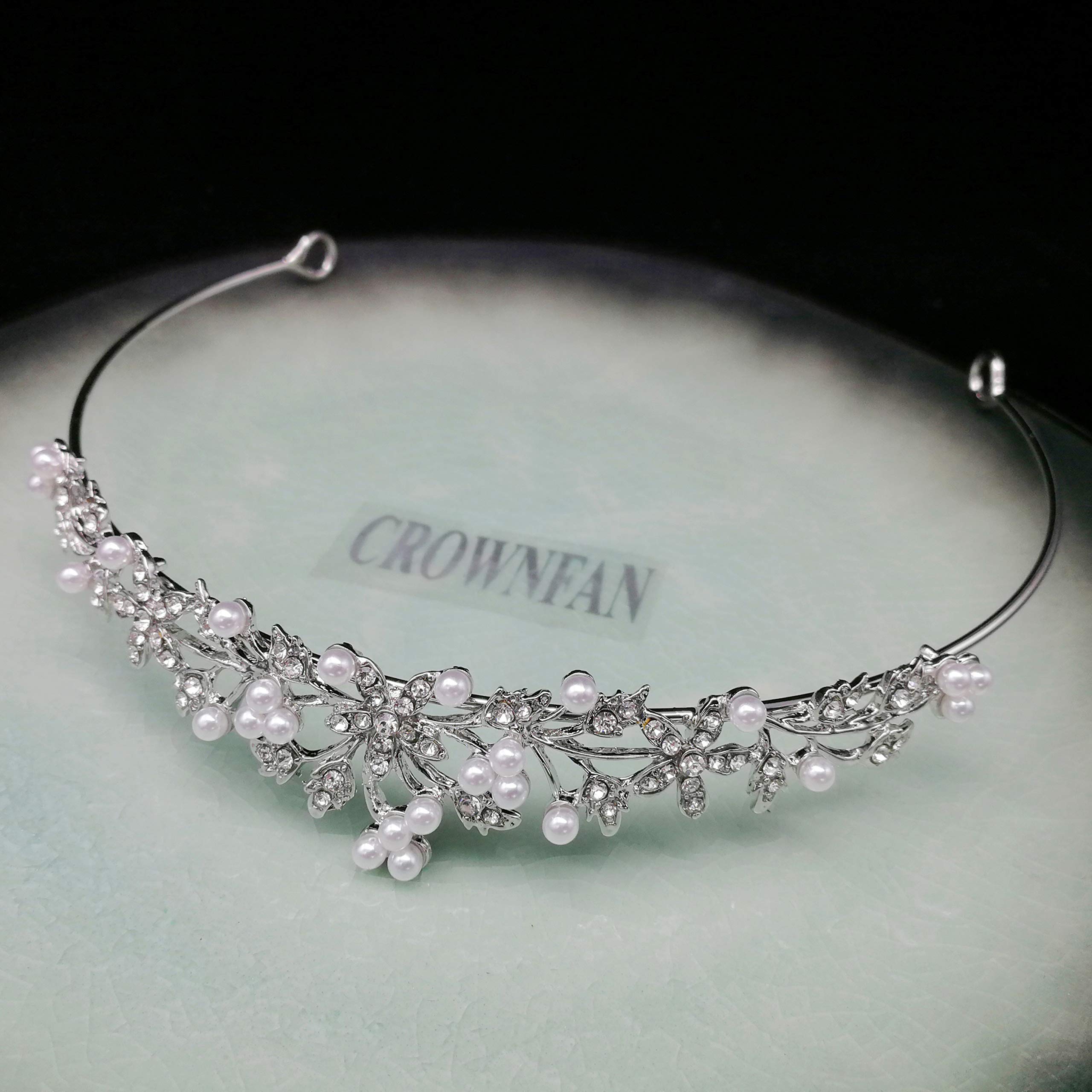 Sparkling Rhinestone Crystal Tiara Headband for Women - Elegant Wedding, Prom, Birthday, Pageant Crown (A-006) | Perfect for Bridal Accessories, Cosplay, Princess Parties & Special Occasions