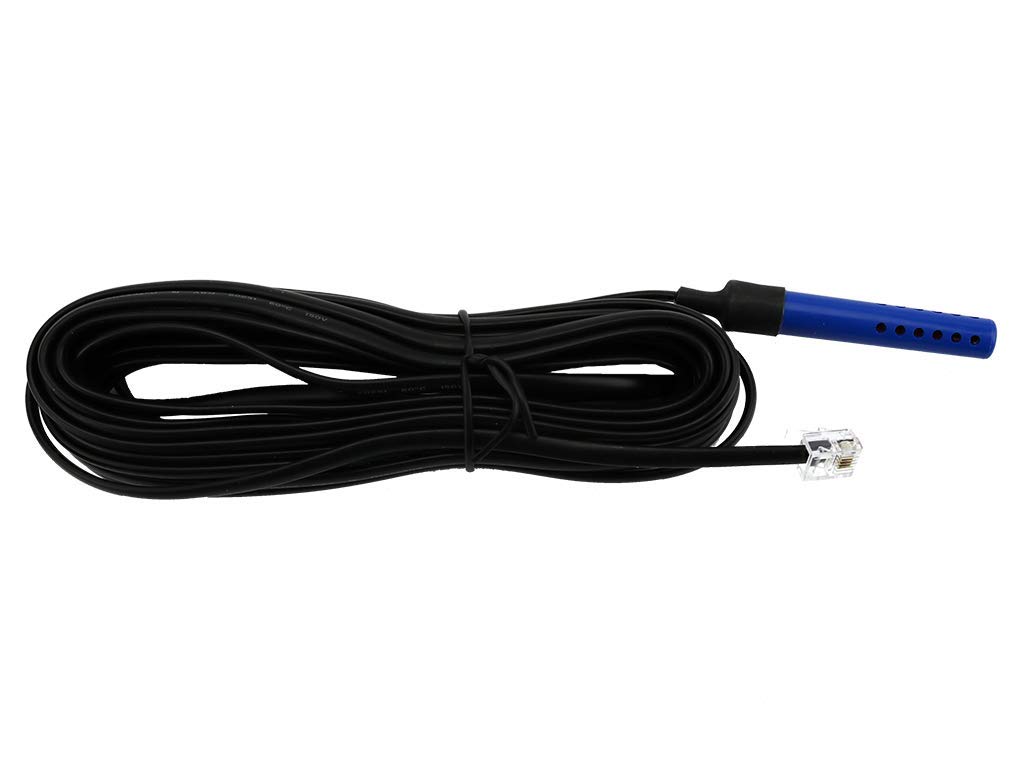 Room Alert Digital Temperature & Humidity Sensor with 25-Foot Cable - Monitor Temp, Humidity, Heat Index & Dew Point - Ideal for Home, Office, Greenhouse & Server Room Monitoring