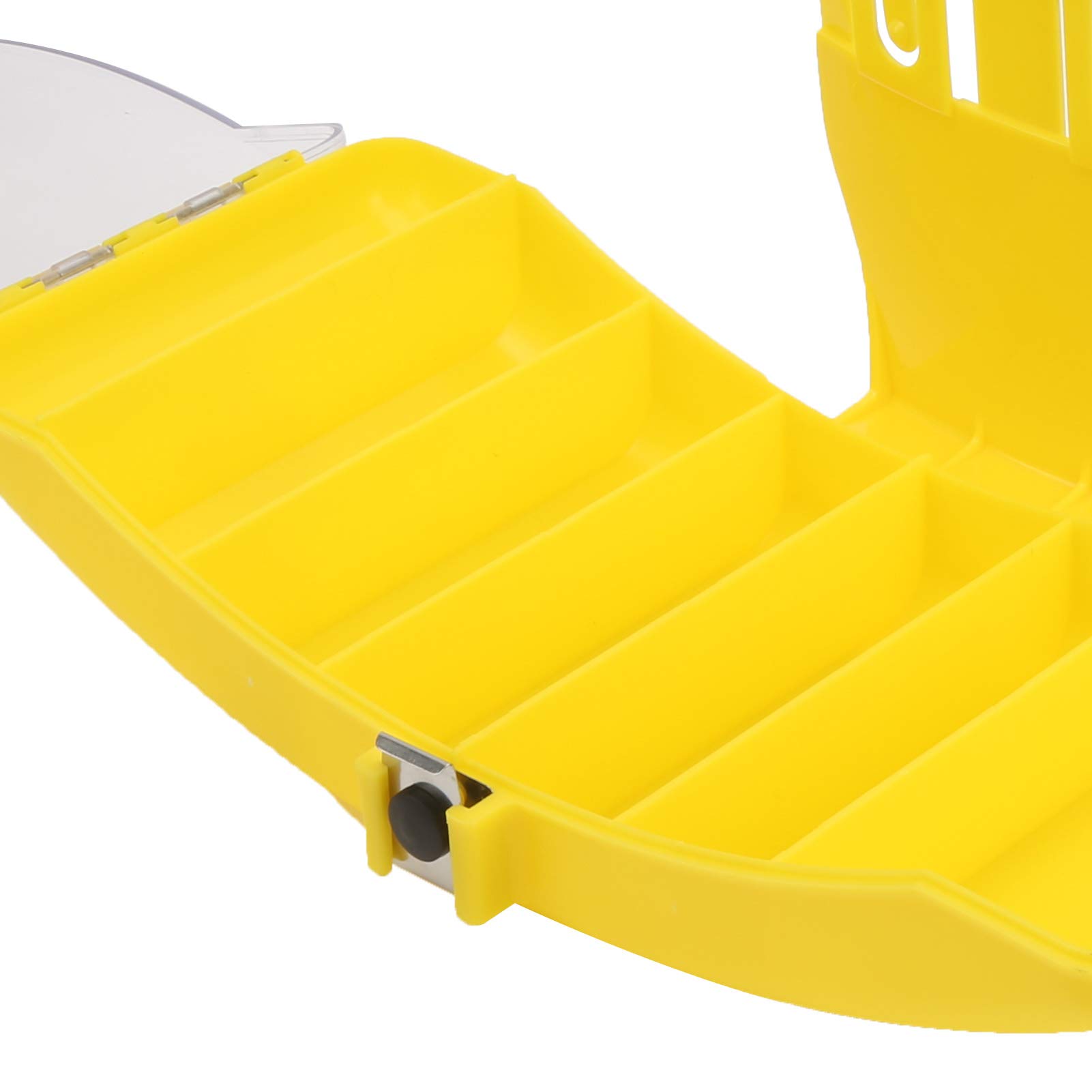 Ubersweet® Waterproof Fishing Tackle Box - Durable Chemical-Resistant Waist Pack for Saltwater & Freshwater Fishing (Yellow) - Perfect for Beach, Lake, and Boat Fishing Trips