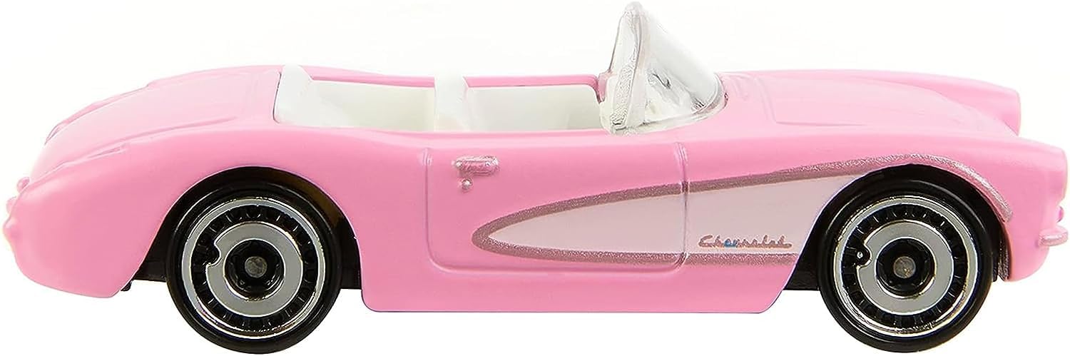 Hot Wheels 2023 Barbie The Movie 1956 Corvette Diecast Vehicle (Pack of 6) - Collectible Toy Cars for Kids & Adults, Perfect for Play, Display & Gifts