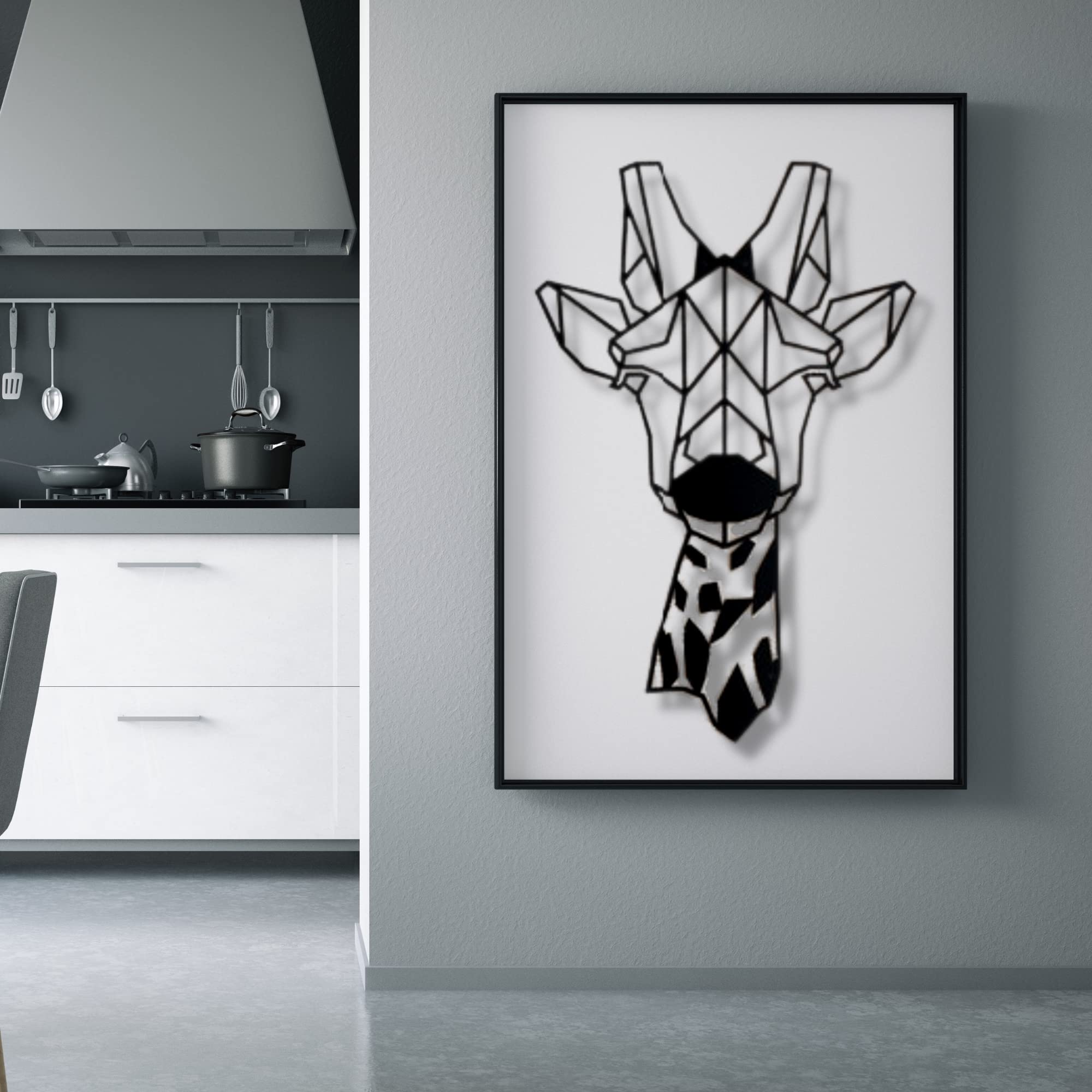 Deer Metal Wall Art for Living Room & Bedroom Decor
