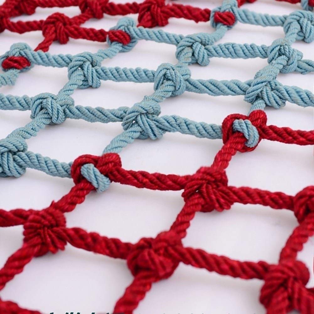 Premium Safety Cargo Net for Kids & Adults - Heavy Duty Polyester Rope Protection Netting for Balcony, Stairs, Garden, Ceiling, and Hanging Bridges | Includes 1 Tie Rope | Perfect for Child Safety, Pet Protection & Outdoor Decor