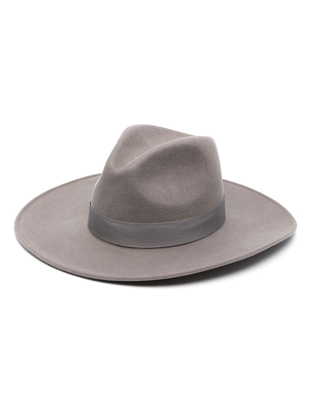 Borsalino Grey Fedora Hat for Men - Classic Wool Felt Dress Hat for Formal & Casual Wear - Perfect for Weddings, Parties, and Everyday Style