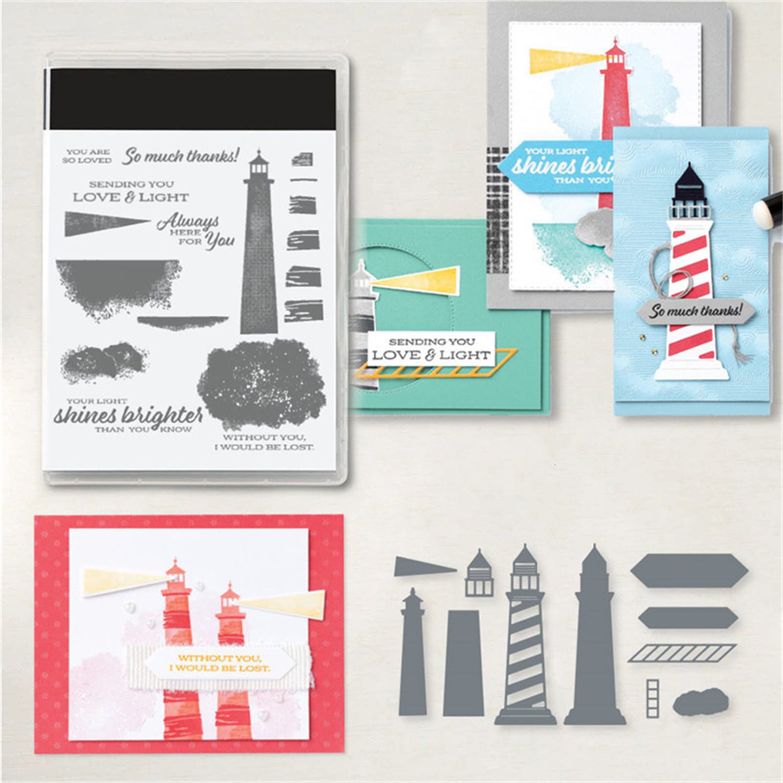 Premium Clear Stamps & Dies for Card Making - DIY Scrapbooking Supplies, Arts & Crafts Stamping Kits - Perfect for Greeting Cards, Gift Wrapping & Home Decor Projects