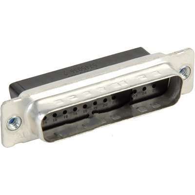 5745036-2 D-Sub Connector Shell, Plug, Size 3, Steel (10-Pack) - Perfect for Industrial Automation, Computer Networking & Electronic Equipment Assembly