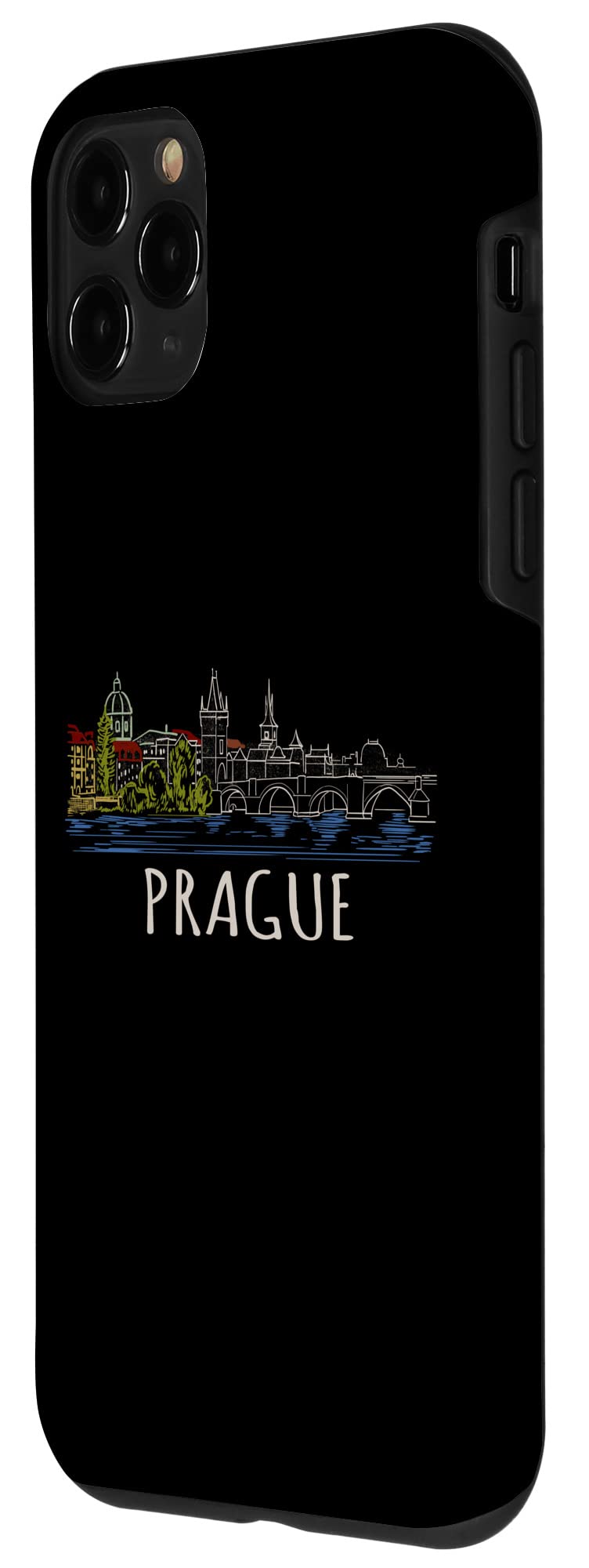 iPhone 11 Pro Case - Prague Czech Republic Souvenir Design - Premium Protective Phone Cover for Travel Lovers & Gift Ideas