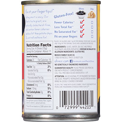 California Ripe Pitted Olives - Large 6 oz Can | Perfect for Salads, Pizzas & Mediterranean Recipes