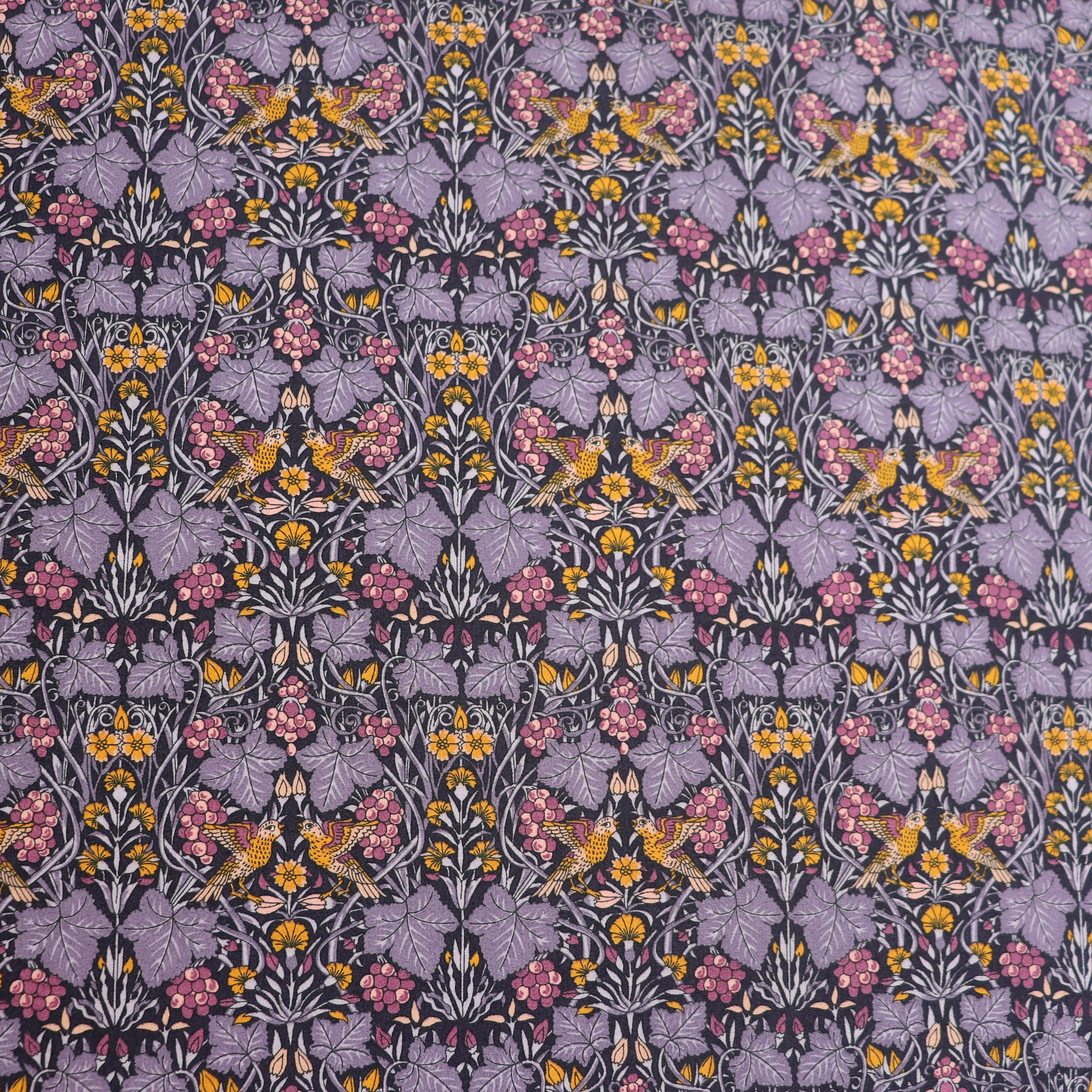 Liberty Fabrics Vine Thief Piccadilly Cotton Poplin - Premium Floral Printed Fabric for Dresses, Blouses & Home Decor | On Sale Now
