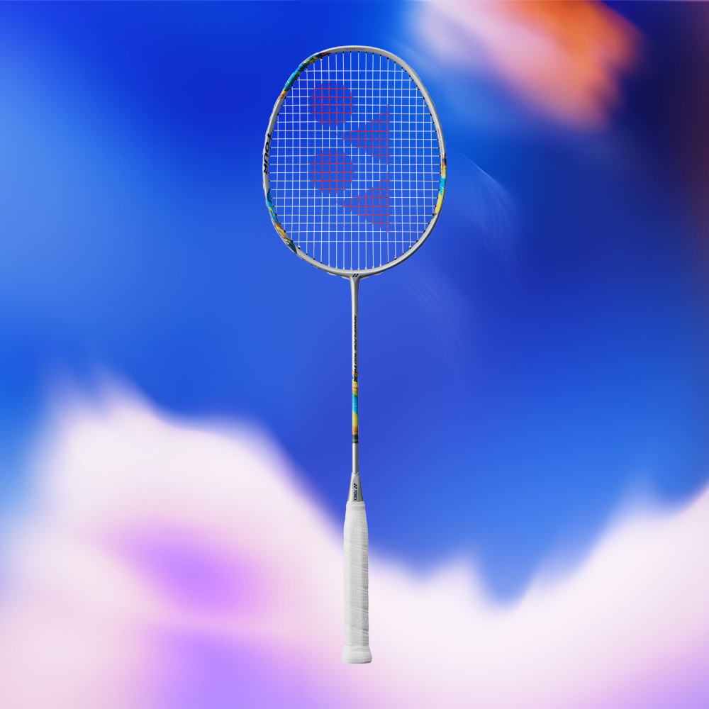 Yonex Nanoflare 700 Tour Badminton Racket - Silver/Sky Blue - Lightweight High-Speed Racket for Professional Players - Perfect for Tournaments & Competitive Play