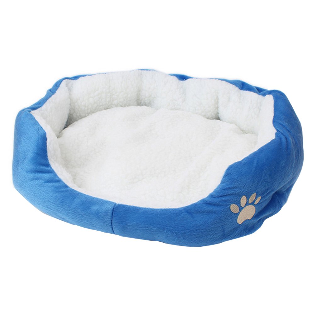Luxury Velvet Dog Bed & Cat Bed - Washable Pet Cushion Kennel with Soft Nest - Cozy Pet Supplies for Small Medium Dogs & Cats - Perfect for Living Room, Bedroom & Pet Travel Carrier