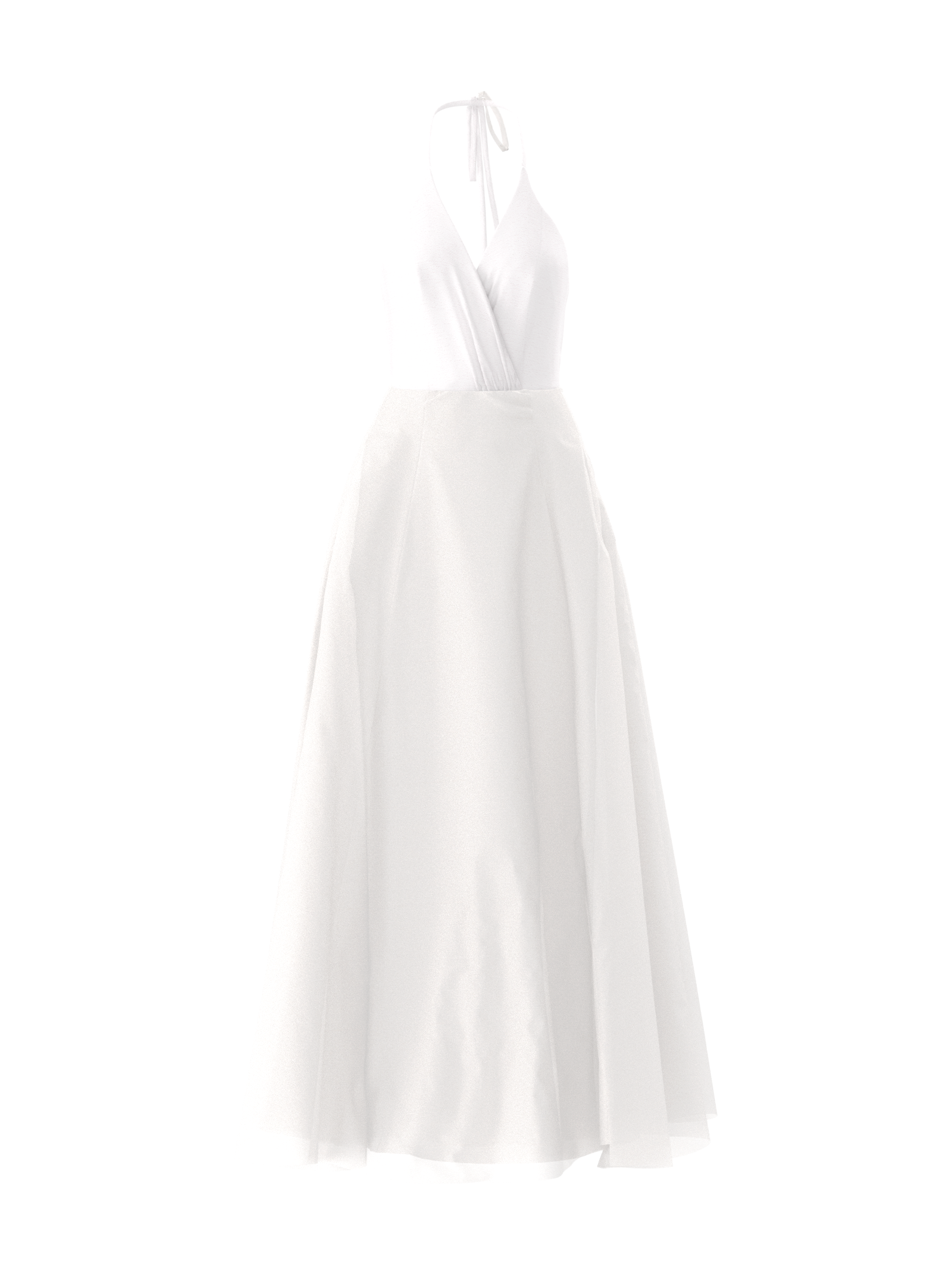 Carmelle Bodice & Cerisa Skirt Set - Elegant White Lace Corset Top and Flowy Skirt for Wedding, Prom, or Special Occasions