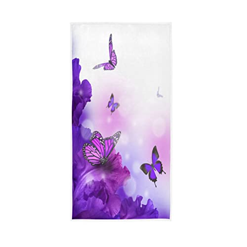 Purple Butterflies Flowers