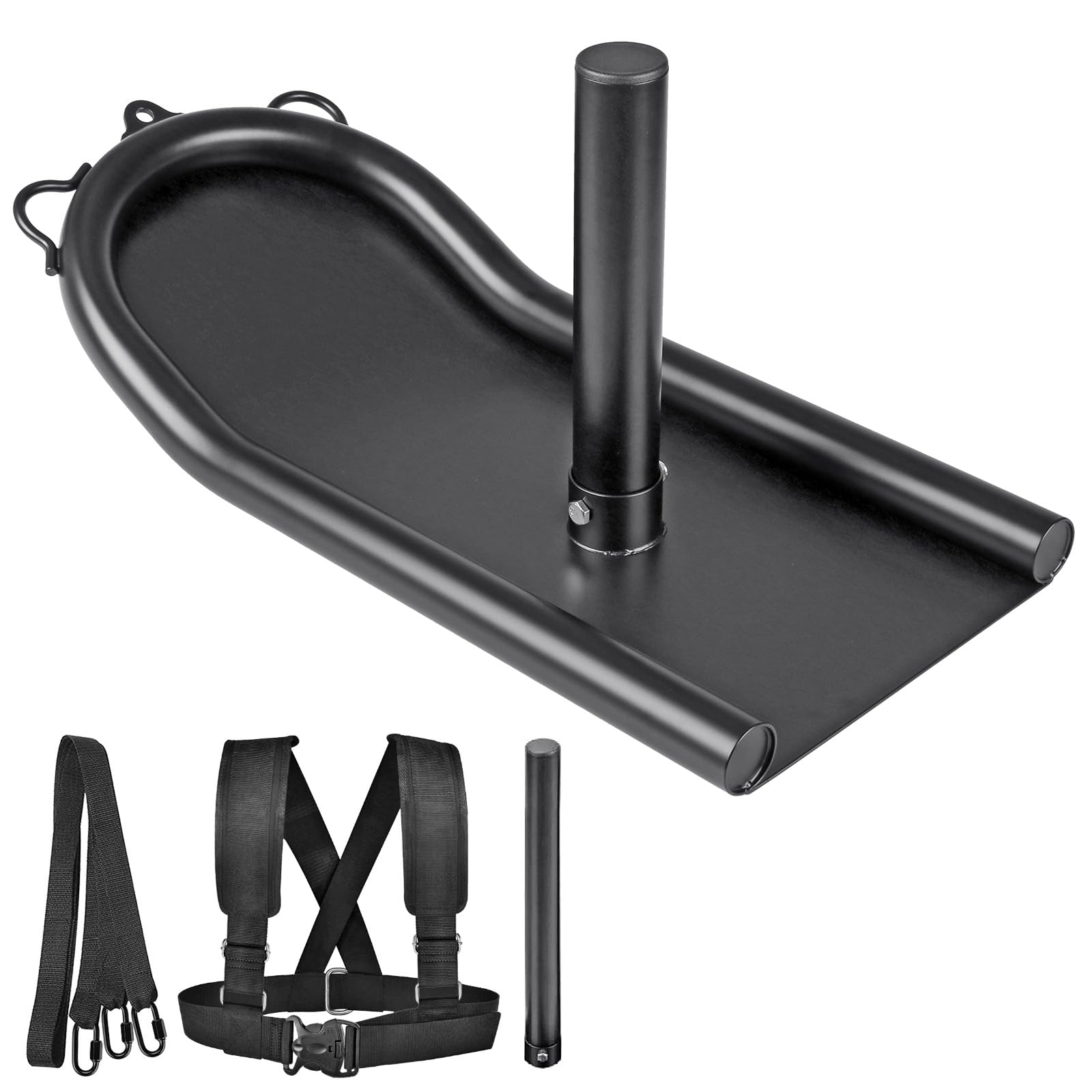 Kipika Heavy-Duty Weight Sled for Strength & Speed Training - Fitness Sled Equipment for Muscle Building & Explosive Power - Compatible with 1