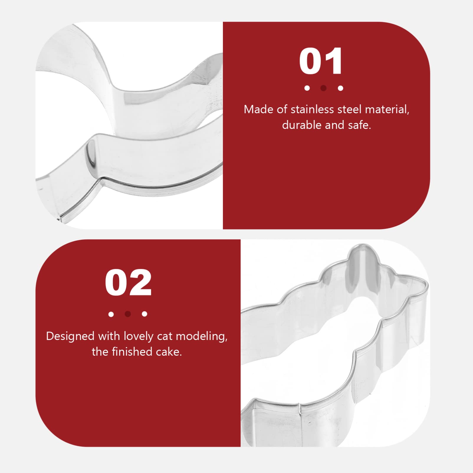 6-Piece Stainless Steel Biscuit & Cookie Molds Set - Korean Sugar Pie DIY Baking Tools, Decorative Pastry Cutters for Homemade Cookies, Pies & Desserts - Perfect for Holiday Baking, Party Treats & Gift Making
