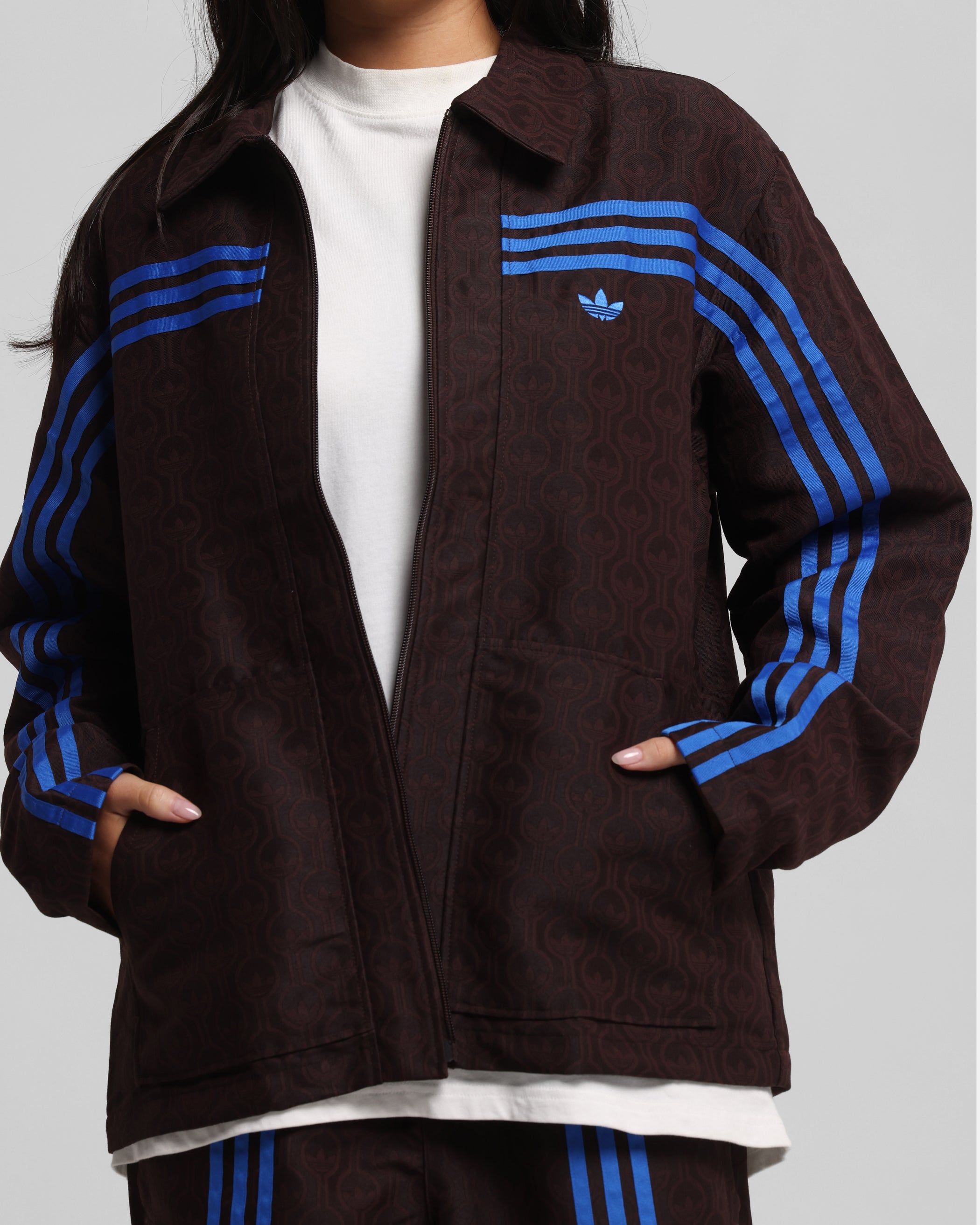 Adidas Originals 70's Club Jacket Brown - Vintage Retro Track Jacket for Men & Women - Perfect for Casual Wear, Street Style & 70s Fashion Lovers